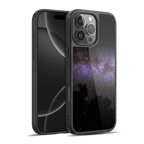 Patrik Lovrin Night Sky Milky Way With Trees Gel Armour Case For Apple iPhone 16 Pro Max