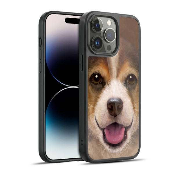 Vincent Hie Big Face Puppies Beagle Gel Armour Case For Apple iPhone 14 Pro Max