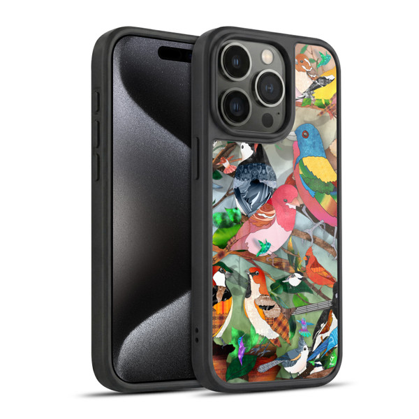 Suzan Lind Birds Medley 2 Gel Armour Case For Apple iPhone 15 Pro