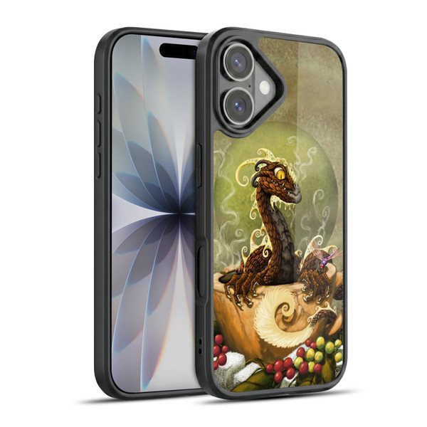 Stanley Morrison Art Brown Coffee Dragon Dragonfly Gel Armour Case For Apple iPhone 17