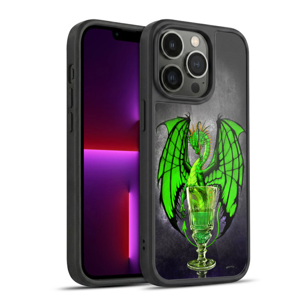 Stanley Morrison Dragons Absinthe Green Drink Gel Armour Case For Apple iPhone 13 Pro