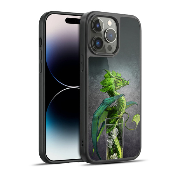 Stanley Morrison Dragons Green Mojito Drink Gel Armour Case For Apple iPhone 14 Pro Max