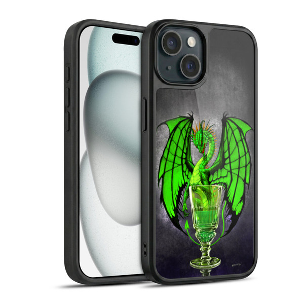 Stanley Morrison Dragons Absinthe Green Drink Gel Armour Case For Apple iPhone 15