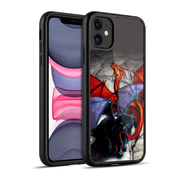 Stanley Morrison Dragons 3 Bat Winged Cat Vs Red Gel Armour Case For Apple iPhone 11