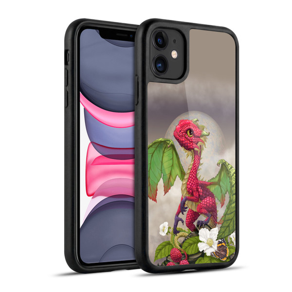 Stanley Morrison Dragons 3 Raspberry Garden Gel Armour Case For Apple iPhone 11