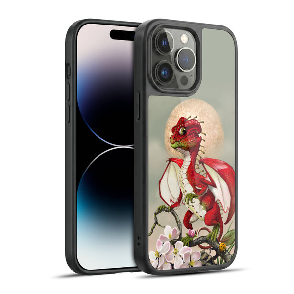 Stanley Morrison Dragons 3 Red Fruit Garden Gel Armour Case For Apple iPhone 14 Pro Max