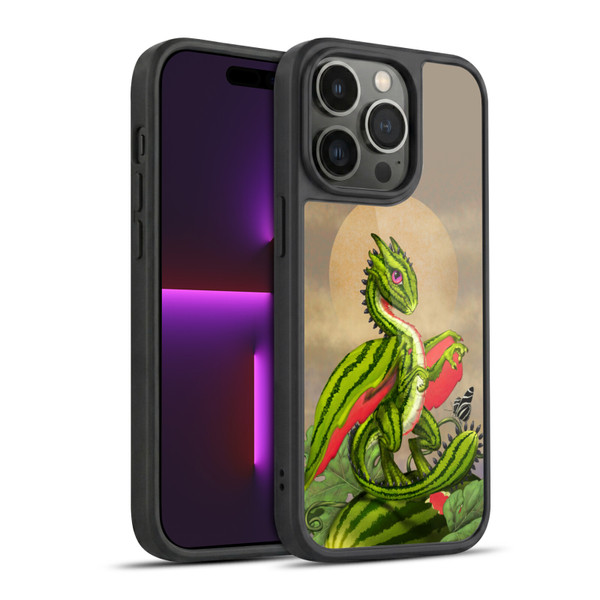 Stanley Morrison Dragons 3 Watermelon Garden Gel Armour Case For Apple iPhone 14 Pro
