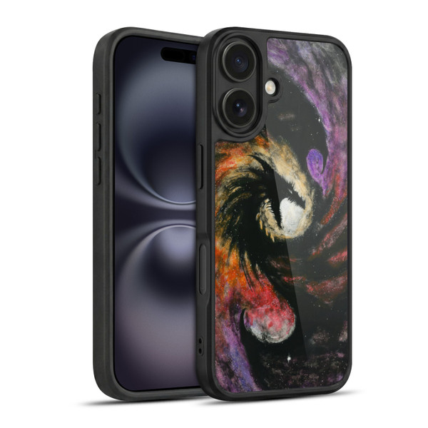 Stanley Morrison Dragons 3 Swirling Starry Galaxy Gel Armour Case For Apple iPhone 16