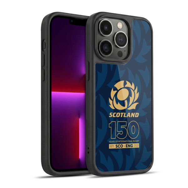 Scotland Rugby 150th Anniversary Thistle Gel Armour Case For Apple iPhone 13 Pro