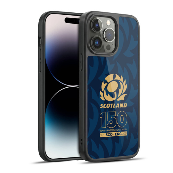 Scotland Rugby 150th Anniversary Thistle Gel Armour Case For Apple iPhone 14 Pro Max