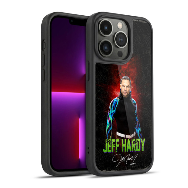 WWE Jeff Hardy LED Image 2 Gel Armour Case For Apple iPhone 13 Pro