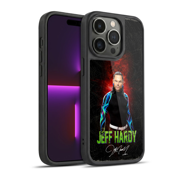 WWE Jeff Hardy LED Image 2 Gel Armour Case For Apple iPhone 14 Pro