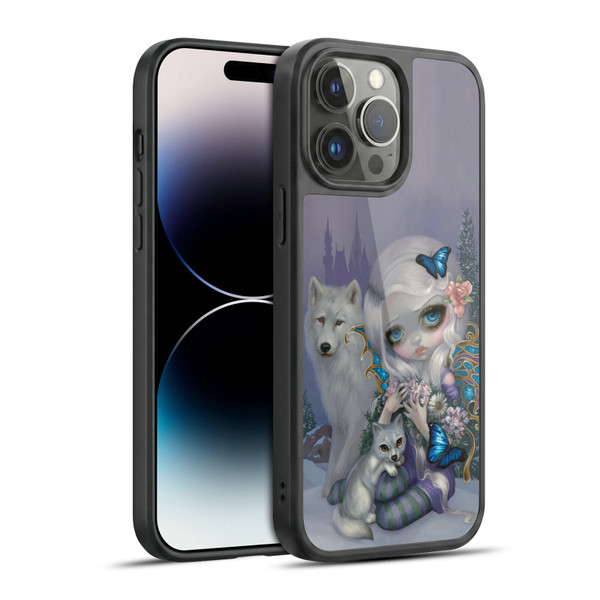 Strangeling Fairy Art Winter with Wolf Gel Armour Case For Apple iPhone 14 Pro Max