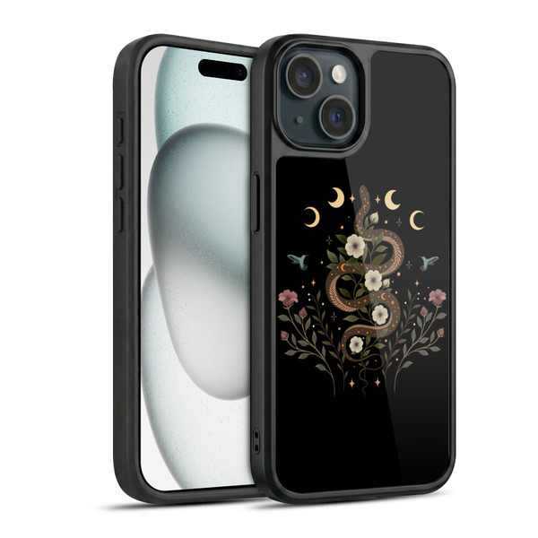Episodic Drawing Illustration Animals Serpent Spell Gel Armour Case For Apple iPhone 15