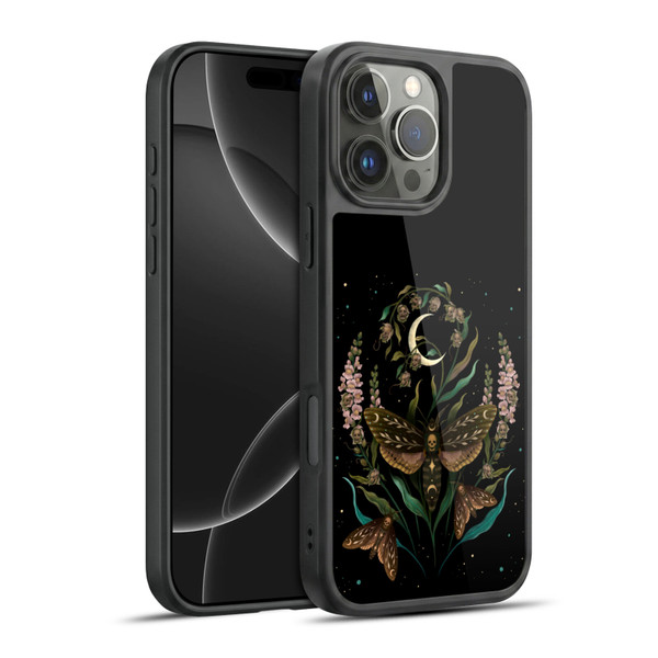 Episodic Drawing Illustration Animals Death Head Gel Armour Case For Apple iPhone 16 Pro Max
