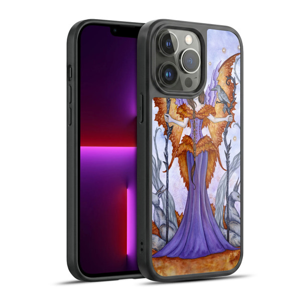 Amy Brown Elemental Series Raven Pixie Gel Armour Case For Apple iPhone 13 Pro Max