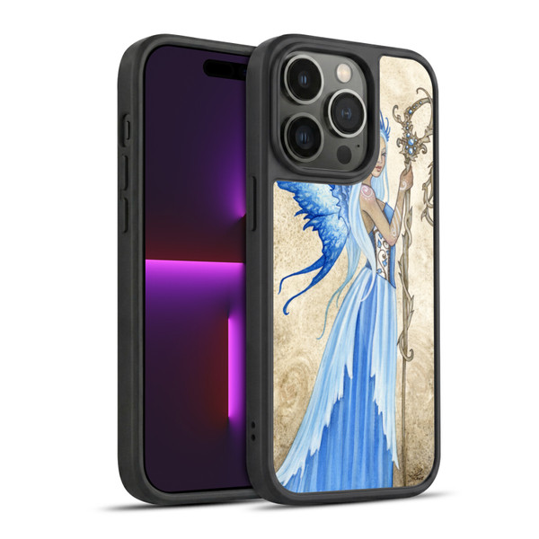 Amy Brown Elemental Series Blue Goddess Gel Armour Case For Apple iPhone 14 Pro