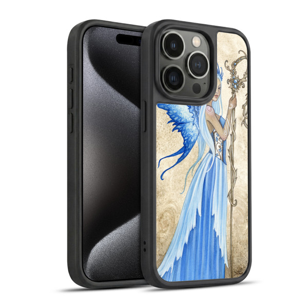 Amy Brown Elemental Series Blue Goddess Gel Armour Case For Apple iPhone 15 Pro