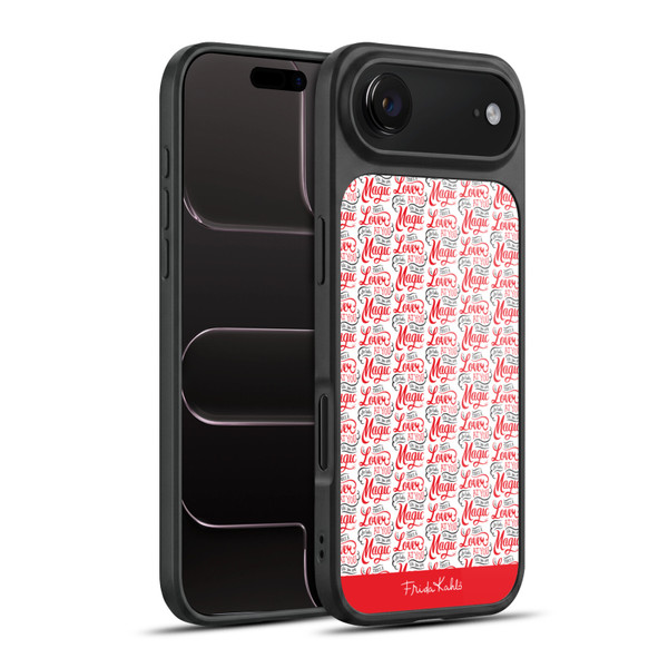 Frida Kahlo Typography Lover Red Gel Armour Case For Apple iPhone 17 Air