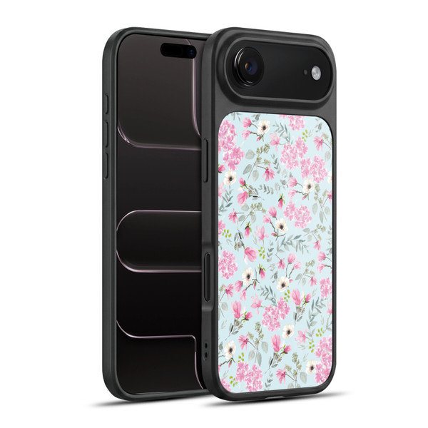 Anis Illustration Flower Pattern 2 Pink Gel Armour Case For Apple iPhone 17 Air