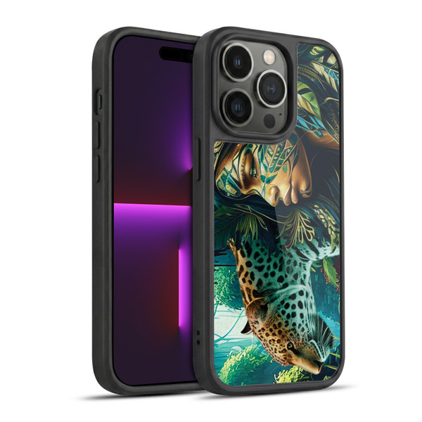 Michael David Ward Psychedelic Art Spirit Gel Armour Case For Apple iPhone 14 Pro