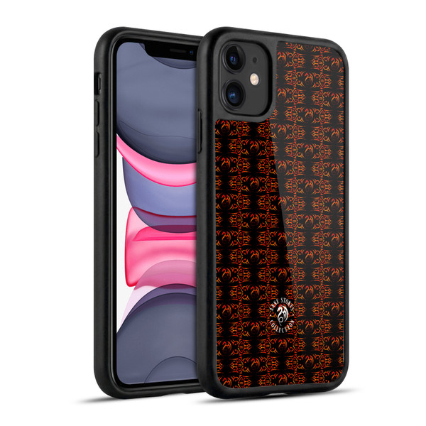 Anne Stokes Fire Tribal Motif Dragon Pattern Gel Armour Case For Apple iPhone 11