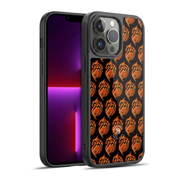 Anne Stokes Fire Tribal Dragon Logo Pattern Gel Armour Case For Apple iPhone 13 Pro Max