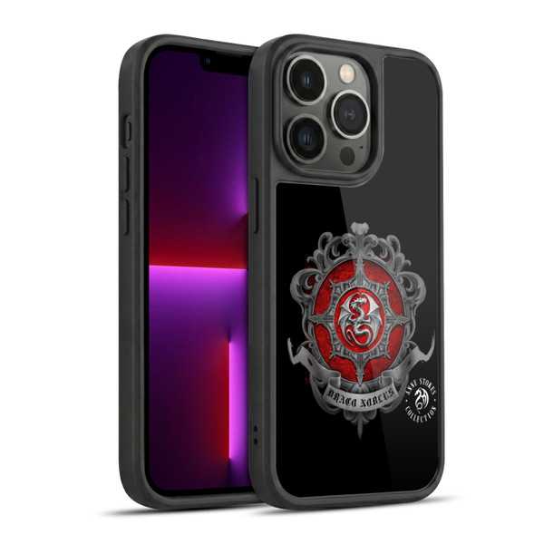 Anne Stokes Fire Tribal Dragon Crest Gel Armour Case For Apple iPhone 13 Pro