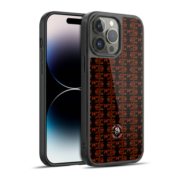 Anne Stokes Fire Tribal Motif Dragon Pattern Gel Armour Case For Apple iPhone 14 Pro Max