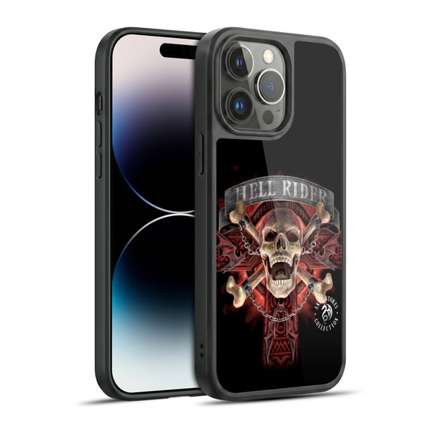 Anne Stokes Fire Tribal Hell Rider Gel Armour Case For Apple iPhone 14 Pro Max
