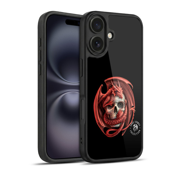 Anne Stokes Fire Tribal Dragon And Skull Gel Armour Case For Apple iPhone 16