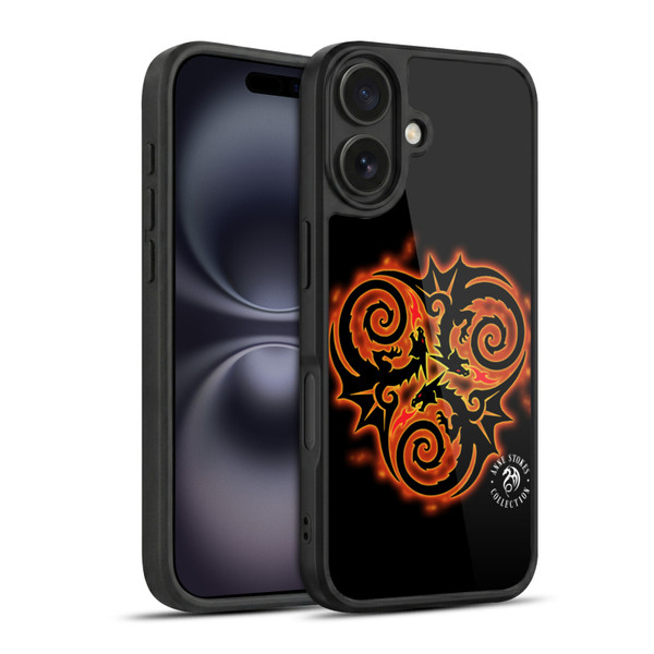 Anne Stokes Fire Tribal Triple Dragon Gel Armour Case For Apple iPhone 16
