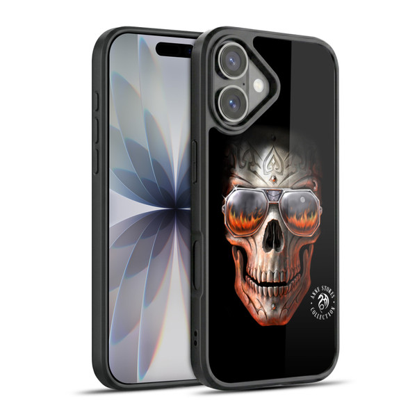Anne Stokes Fire Tribal Skull Gel Armour Case For Apple iPhone 17