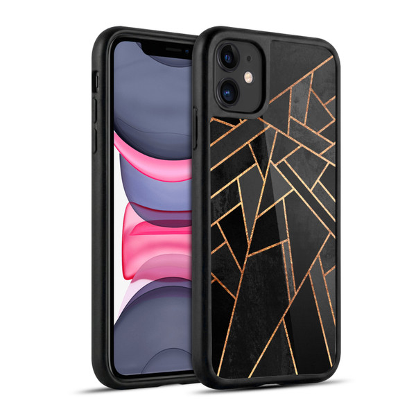 Elisabeth Fredriksson Geometric Design And Pattern Black Night Gel Armour Case For Apple iPhone 11