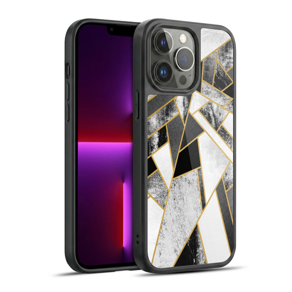 Elisabeth Fredriksson Geometric Design And Pattern Fragments Gel Armour Case For Apple iPhone 13 Pro Max