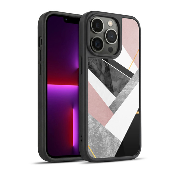 Elisabeth Fredriksson Geometric Design And Pattern Lines And Layers Gel Armour Case For Apple iPhone 13 Pro