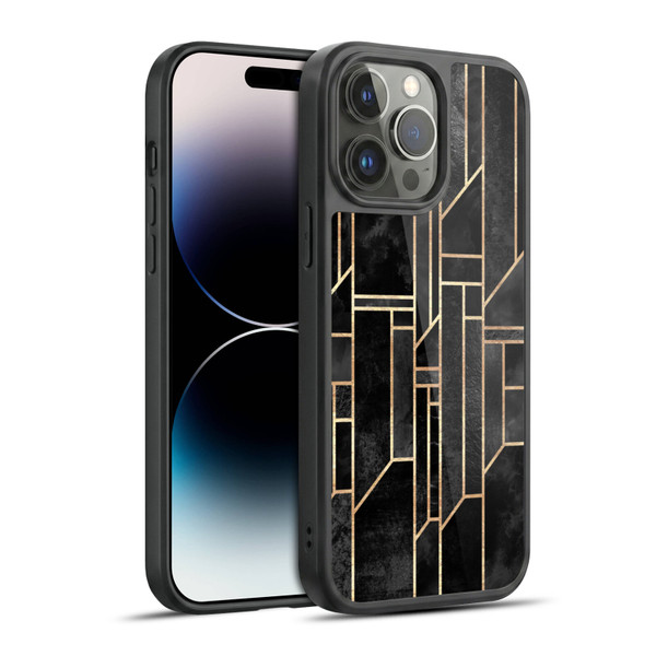 Elisabeth Fredriksson Geometric Design And Pattern Black Skies Gel Armour Case For Apple iPhone 14 Pro Max