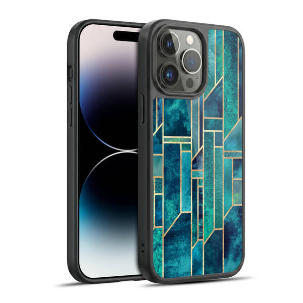 Elisabeth Fredriksson Geometric Design And Pattern Blue Skies Gel Armour Case For Apple iPhone 14 Pro Max