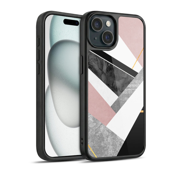 Elisabeth Fredriksson Geometric Design And Pattern Lines And Layers Gel Armour Case For Apple iPhone 15
