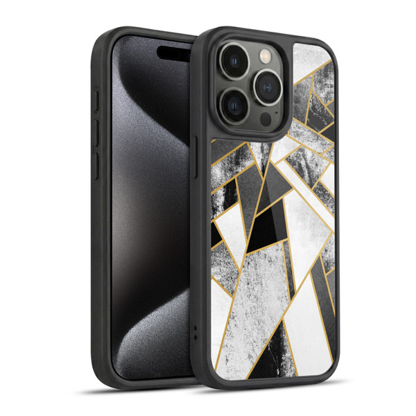 Elisabeth Fredriksson Geometric Design And Pattern Fragments Gel Armour Case For Apple iPhone 15 Pro