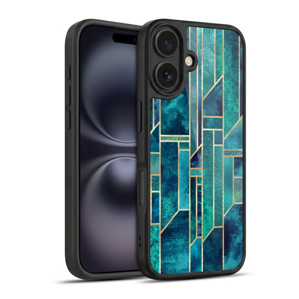 Elisabeth Fredriksson Geometric Design And Pattern Blue Skies Gel Armour Case For Apple iPhone 16