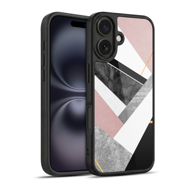 Elisabeth Fredriksson Geometric Design And Pattern Lines And Layers Gel Armour Case For Apple iPhone 16
