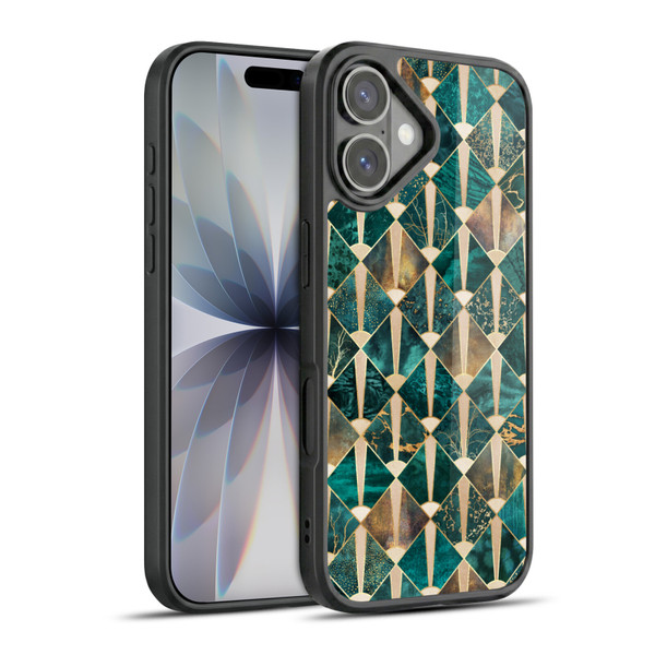 Elisabeth Fredriksson Geometric Design And Pattern Art Deco Tiles - Ocean Gel Armour Case For Apple iPhone 17