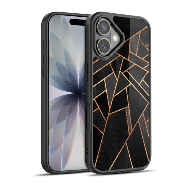 Elisabeth Fredriksson Geometric Design And Pattern Black Night Gel Armour Case For Apple iPhone 17