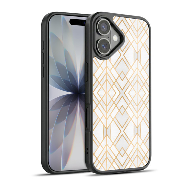 Elisabeth Fredriksson Geometric Design And Pattern Golden Geo Gel Armour Case For Apple iPhone 17