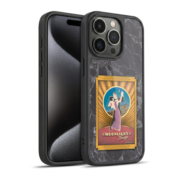 Larry Grossman Retro Collection Moonlight Tango Gel Armour Case For Apple iPhone 15 Pro