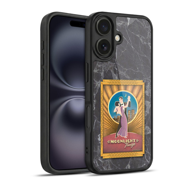 Larry Grossman Retro Collection Moonlight Tango Gel Armour Case For Apple iPhone 16