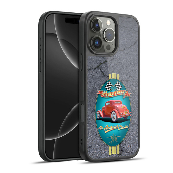 Larry Grossman Retro Collection Deuce Coupe Classic Gel Armour Case For Apple iPhone 16 Pro Max