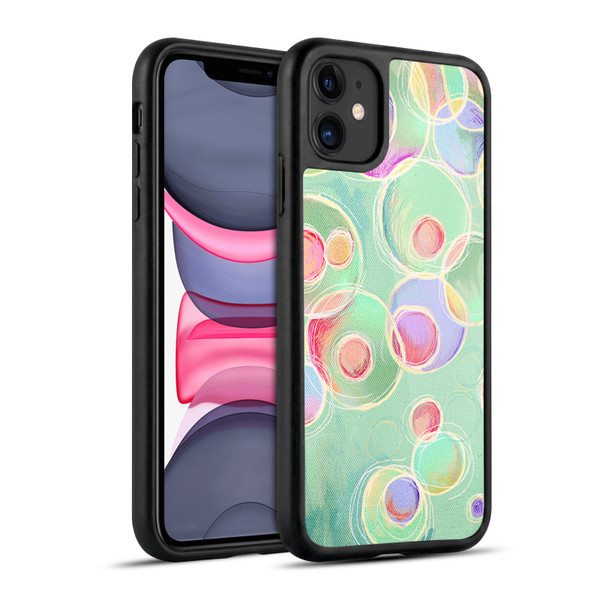 Micklyn Le Feuvre Patterns Iridescent Bubbles Gel Armour Case For Apple iPhone 11