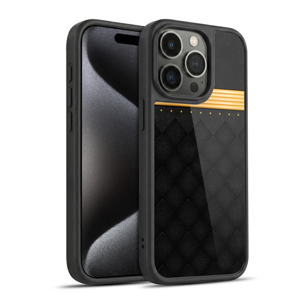 Alyn Spiller Luxury Gold Gel Armour Case For Apple iPhone 15 Pro